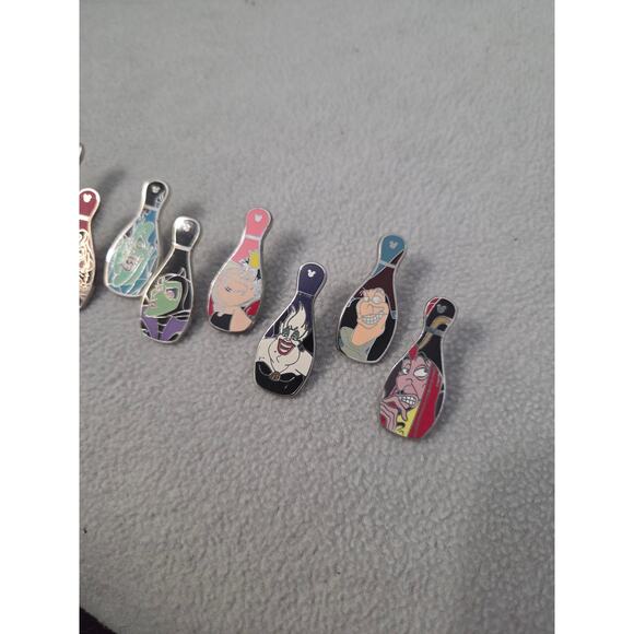Set 8 Official Disney HM Villain Bowling Pin Collectible 2008 - Picture 3 of 8